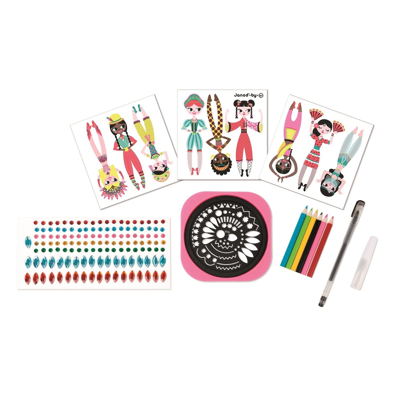Set creativ Janod Mandala Printese din toata lumea fotografia produsului