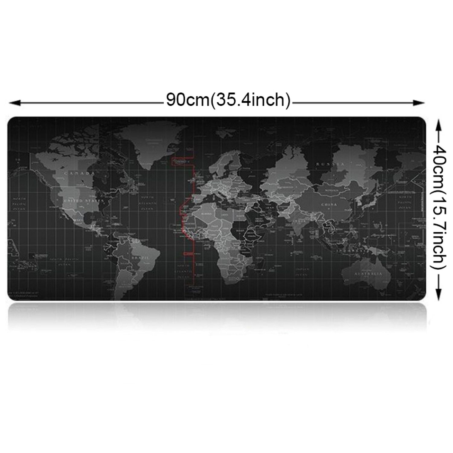 Mouse pad profesional pentru jucatori harta lumii 90x40 cm fotografia produsului View 2 L