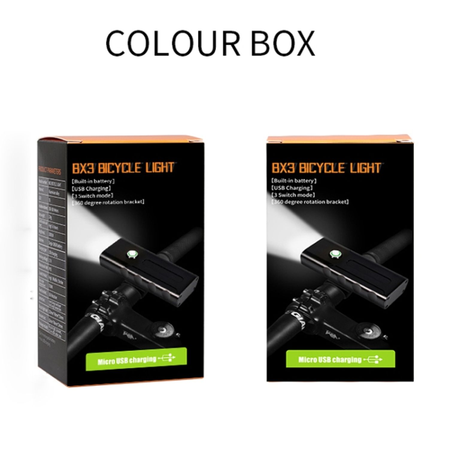 Set far reincarcabil USB cu baterie externa si stop ruby cu baterii , aliaj aluminiu fotografia produsului View 5 L