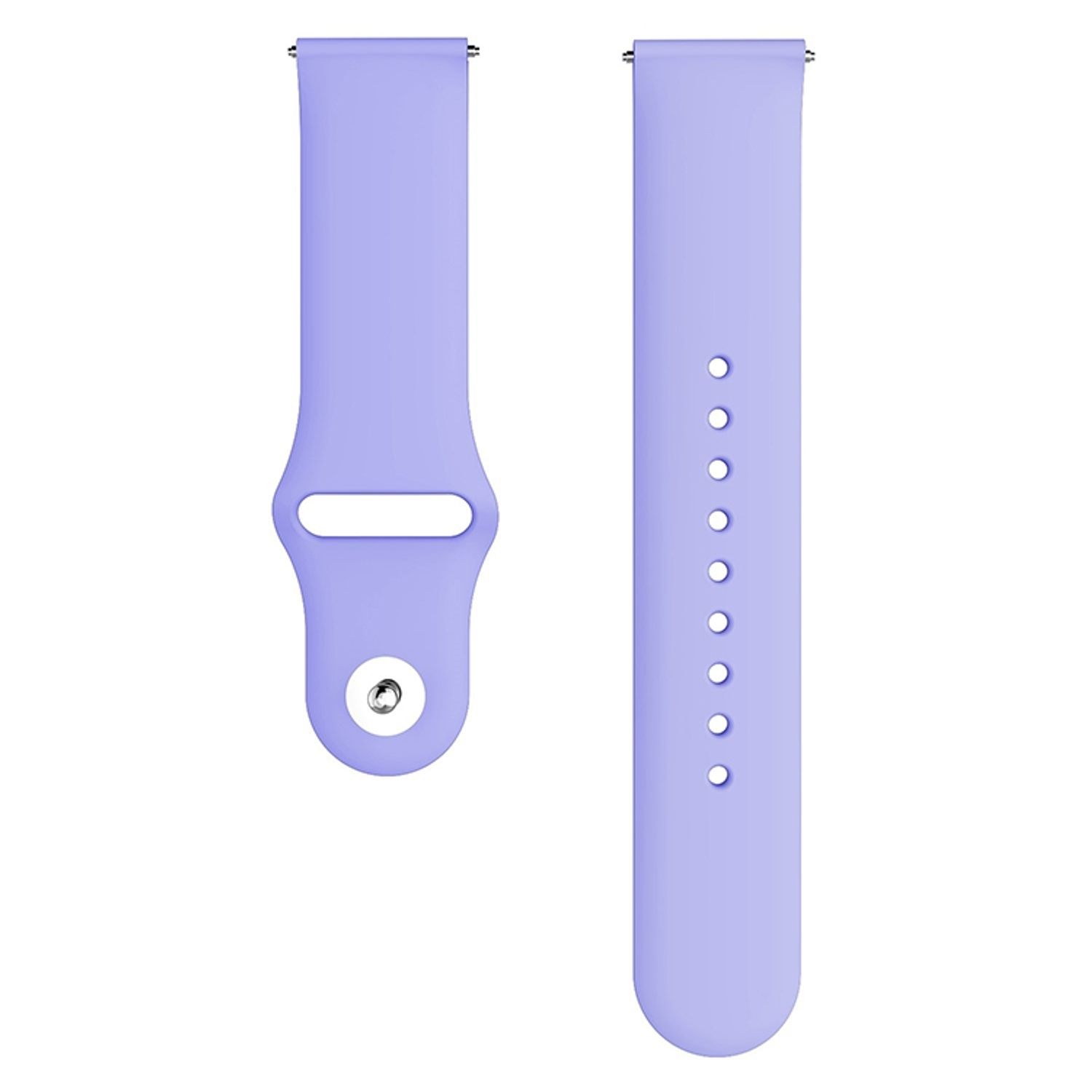Curea silicon compatibil Samsung Galaxy Active, pastel violet , 20mm  eR D L fotografia produsului