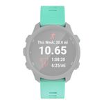 Curea silicon compatibila Garmin Forerunner 245 turcoaz  eR D L fotografia produsului View 3 S