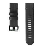 Curea piele exterior si silicon interior compatibila Garmin Fenix 6X, 26mm  eR D L fotografia produsului View 2 S