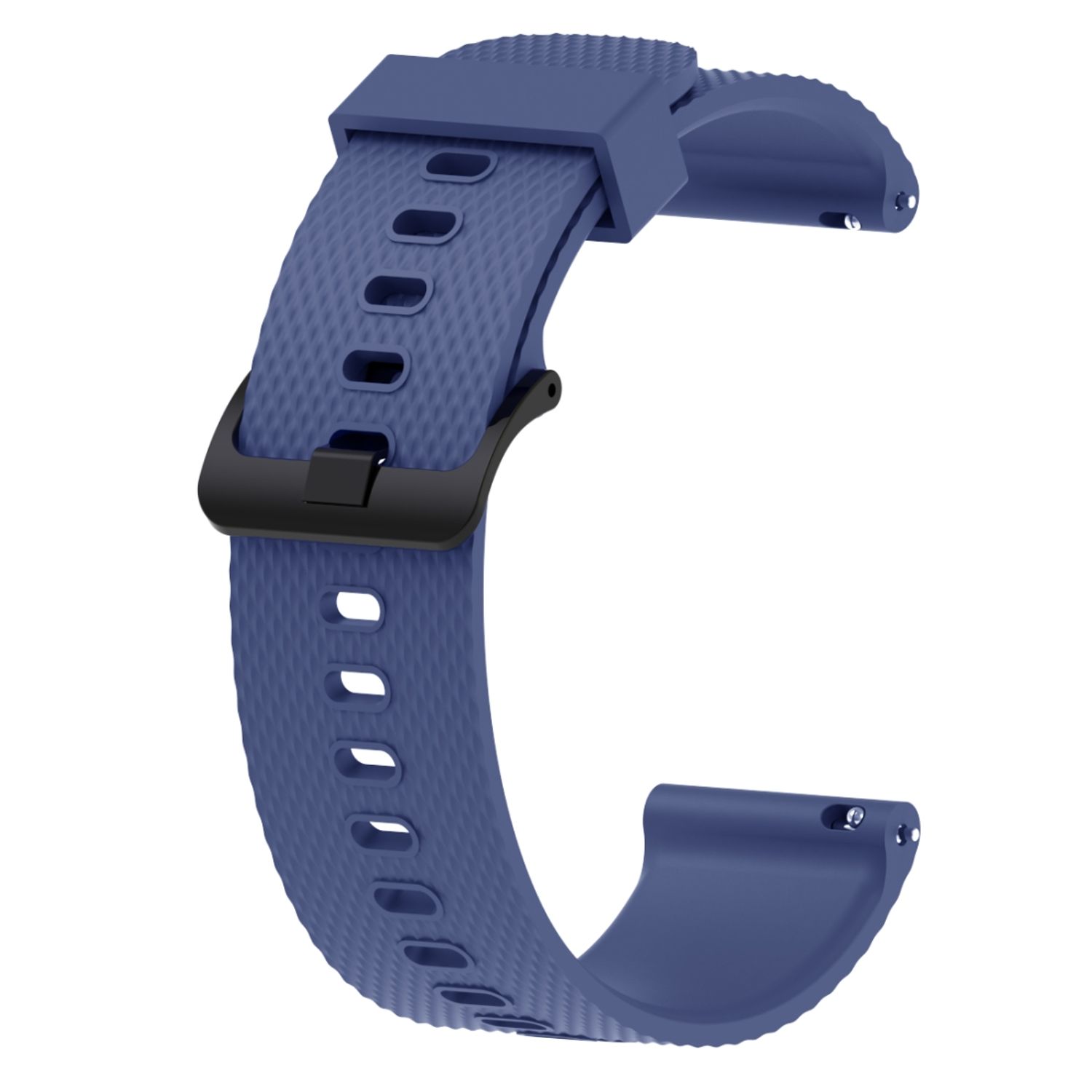 Curea ceas silicon compatibil Garmin Vivoactive 3 , albastru inchis  eR D L fotografia produsului