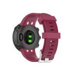 Curea silicon compatibil Garmin Forerunner 45/45S , 25 mm , red wine  eR D L fotografia produsului View 3 S