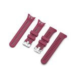 Curea silicon compatibil Garmin Forerunner 45/45S , 25 mm , red wine  eR D L fotografia produsului View 2 S