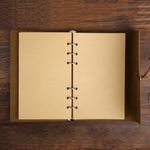 Agenda tip jurnal retro de calatorie A5, eR D L fotografia produsului View 2 S
