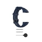 Curea silicon compatibil Garmin Instinct 22 mm , albastru inchis  eR D L fotografia produsului