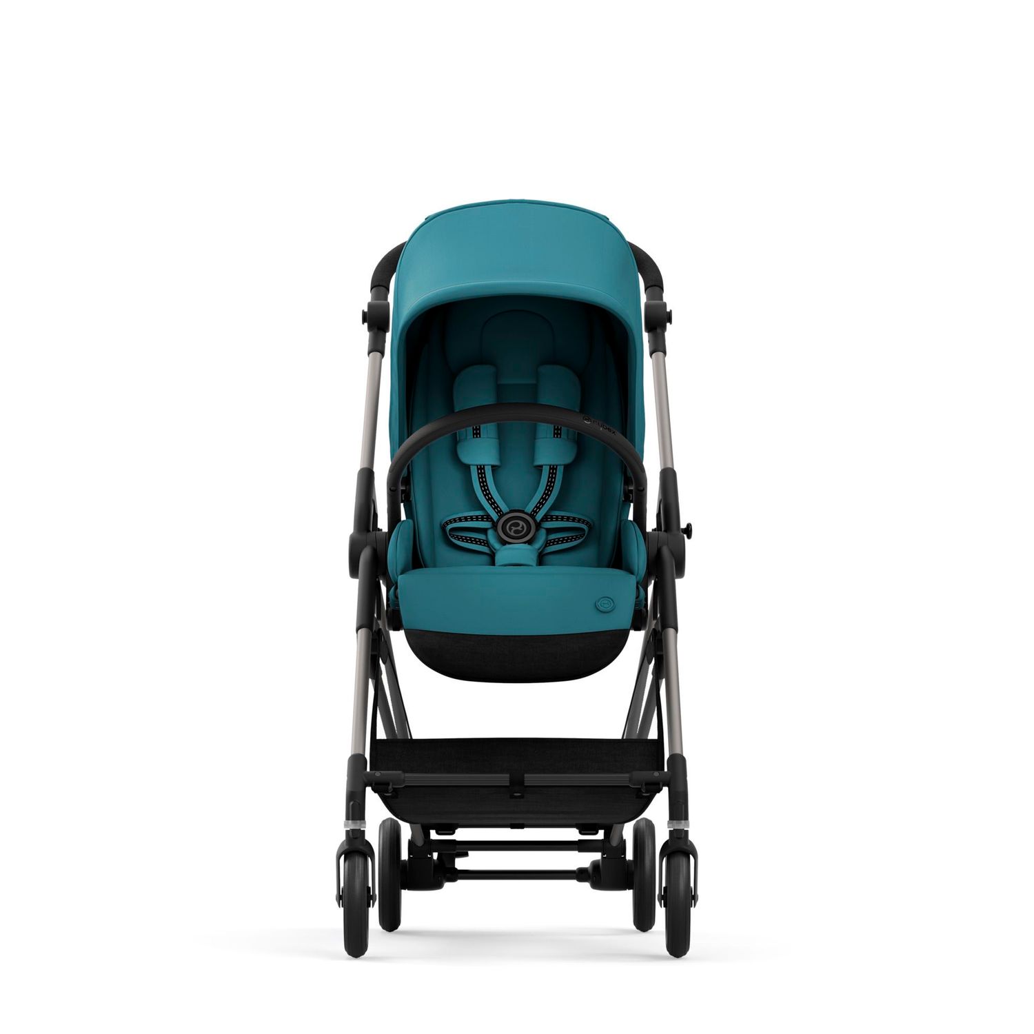 Carucior 3 in 1 Cybex Melio TPE River Blue fotografia produsului View 3 L