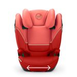 Scaun Auto Cybex Solution S2 i-Fix Hisbiscus Red fotografia produsului View 5 S