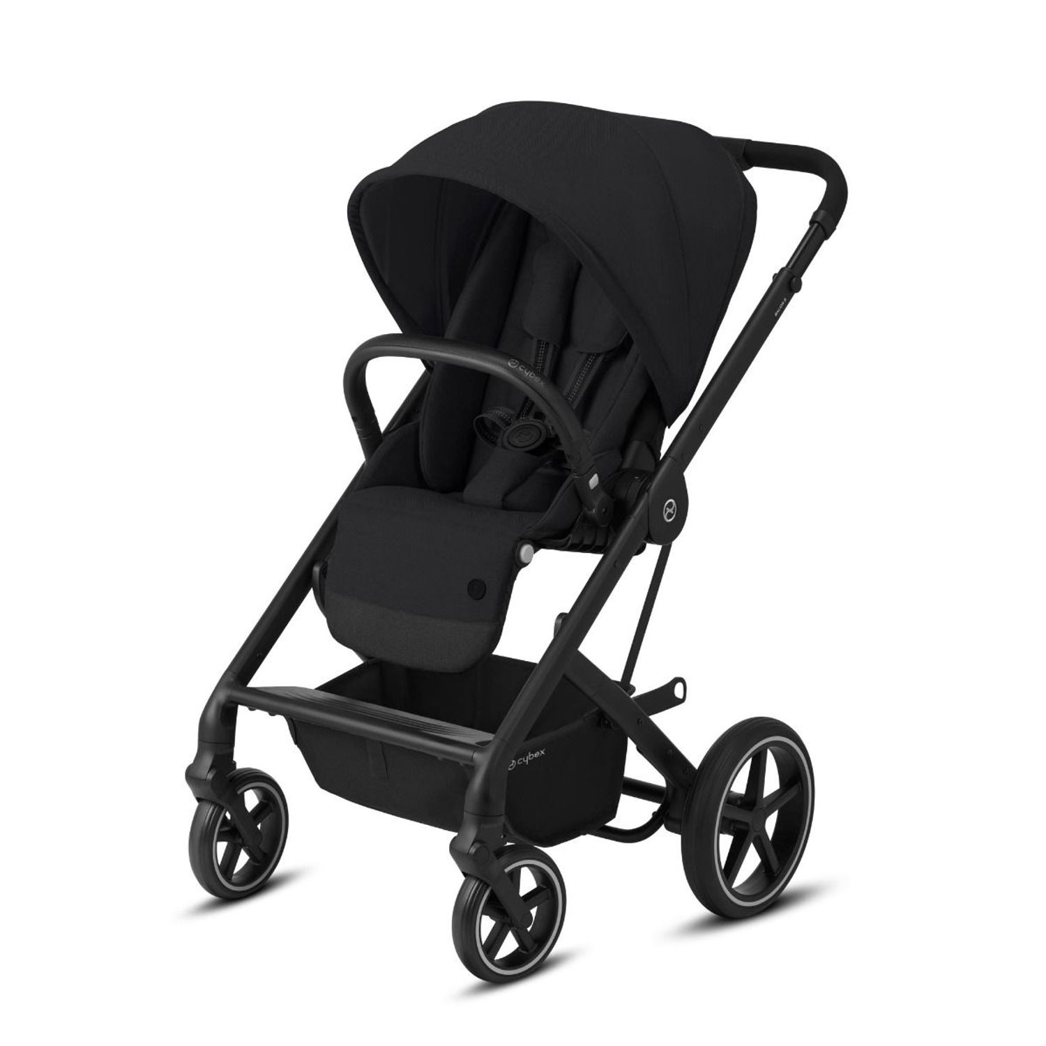 Carucior Cybex, Balios S Lux 2 in 1, Cadru Negru, Deep Black fotografia produsului