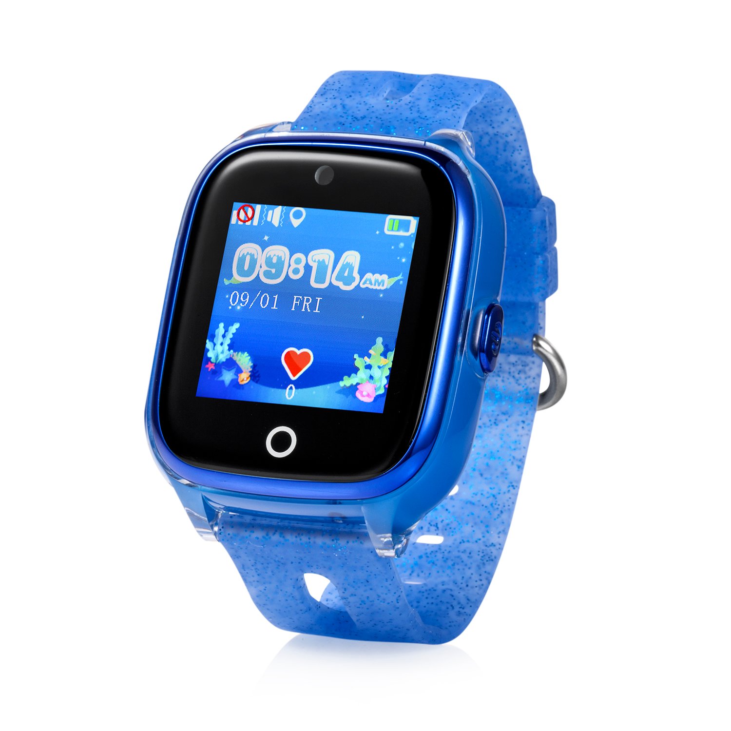 Ceas smartwatch copii Wonlex KT01, GPS, Functie telefon, SIM prepay cadou, Roz fotografia produsului