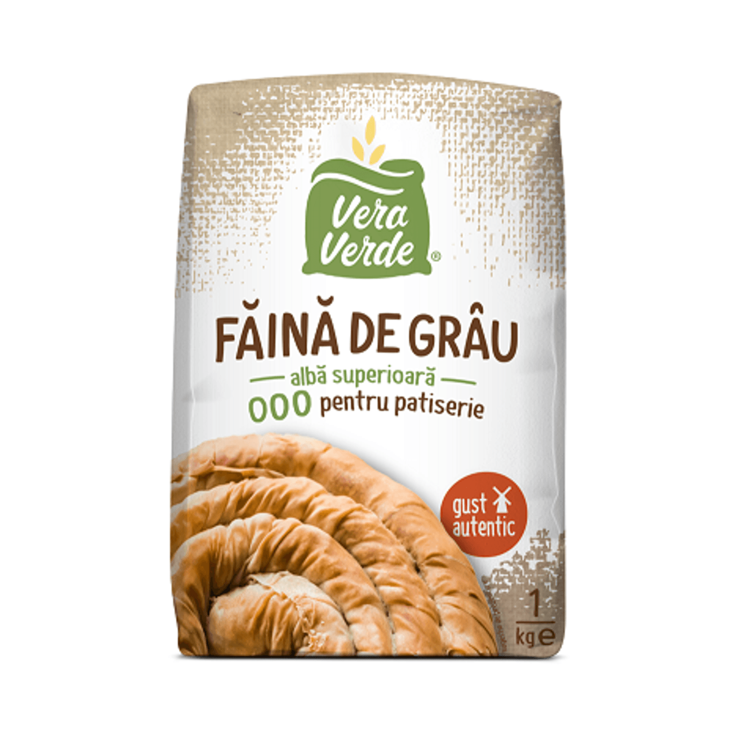 Faina alba din grau 000 Vera Verde, 1kg fotografia produsului