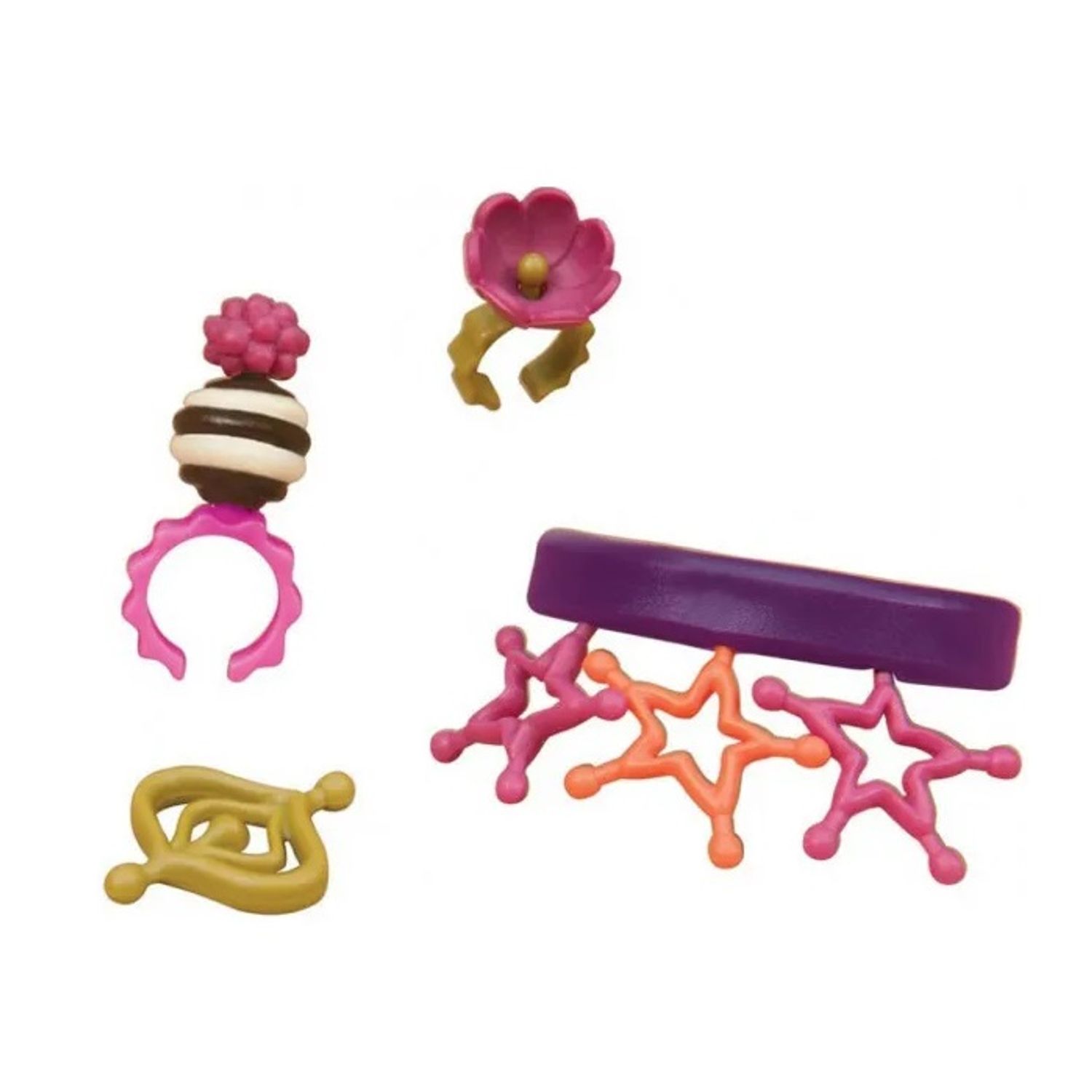 Set pentru confectionarea bijuteriilor Battat, Pop-Art  150 elemente fotografia produsului View 3 L