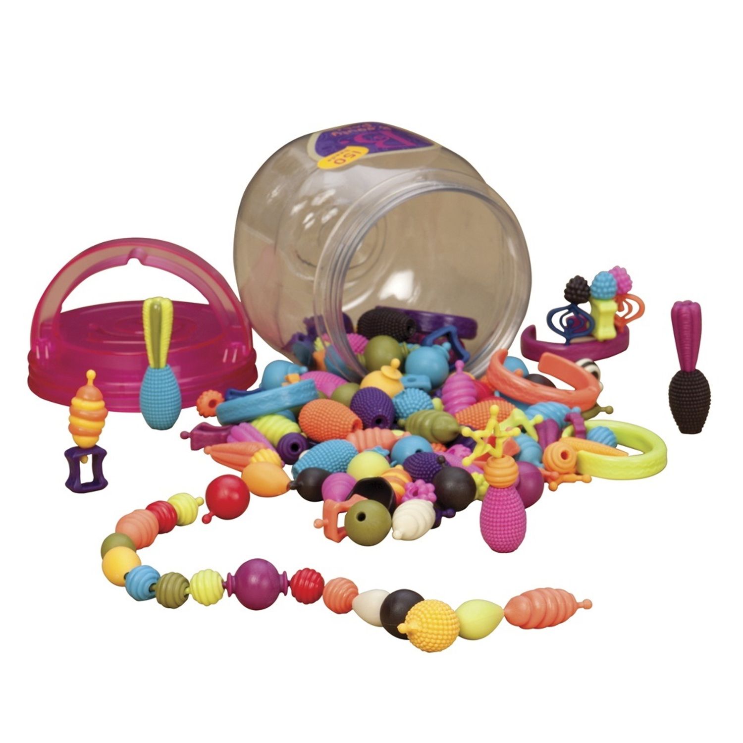 Set pentru confectionarea bijuteriilor Battat, Pop-Art  150 elemente fotografia produsului View 2 L