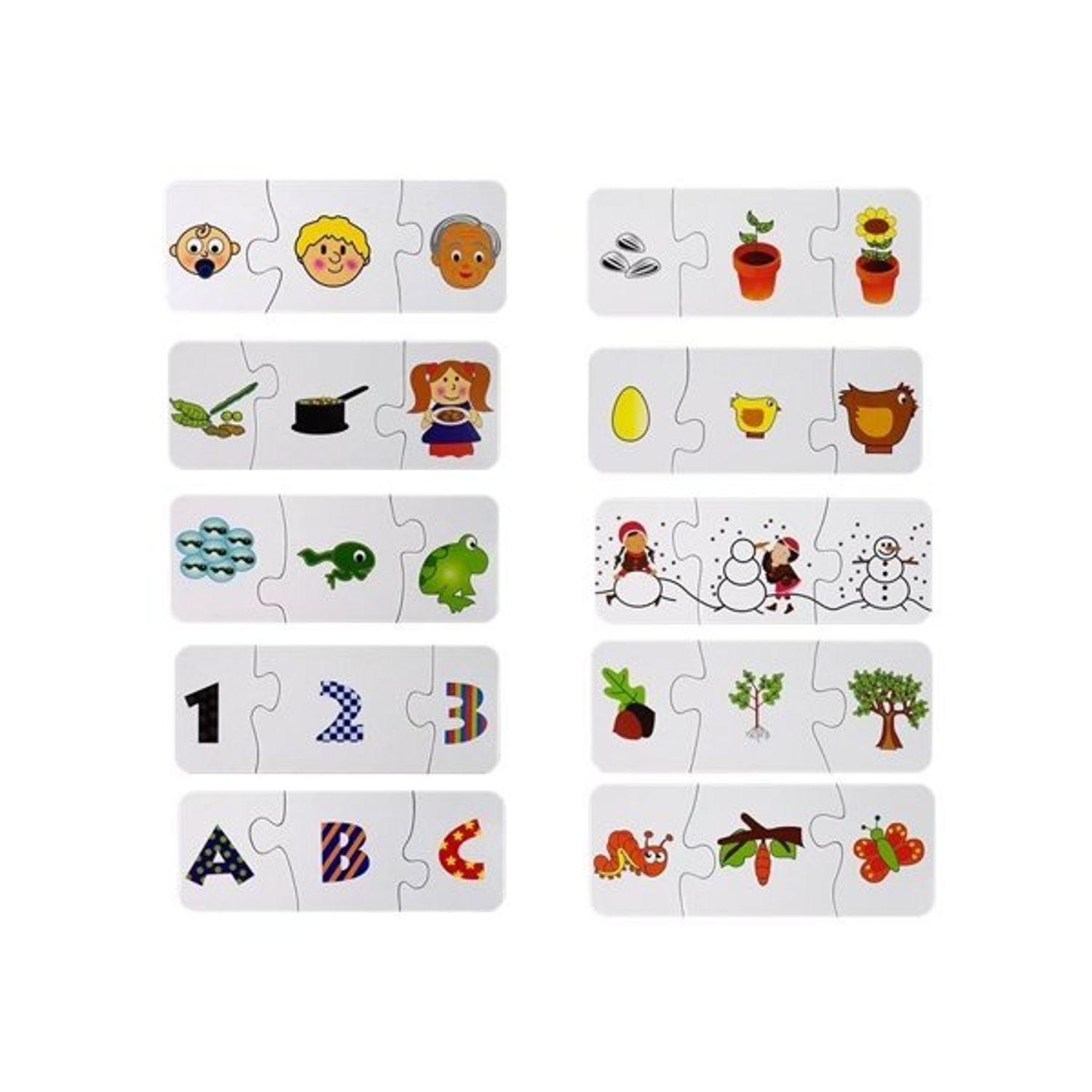 Puzzle educativ Diverse Secvente 10 tipuri, 30 piese fotografia produsului View 3 L