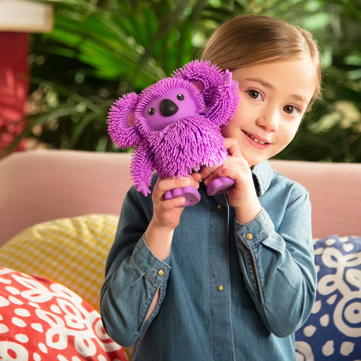 Jucarie muzicala interactiva Jiggly Pup Koala violet fotografia produsului View 6 L