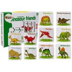 Puzzle educativ Dinozauri 10 tipuri, 33 piese fotografia produsului View 3 S