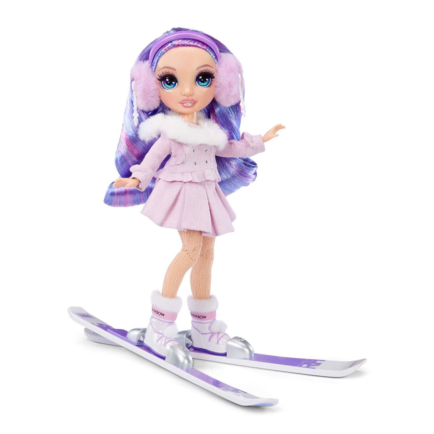 Papusa Rainbow High Winter Break Violet Willow cu accesorii fotografia produsului View 4 L