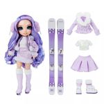 Papusa Rainbow High Winter Break Violet Willow cu accesorii fotografia produsului View 5 S