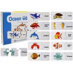 Puzzle educativ Animale Marine 10 tipuri, 30 piese fotografia produsului View 2 S