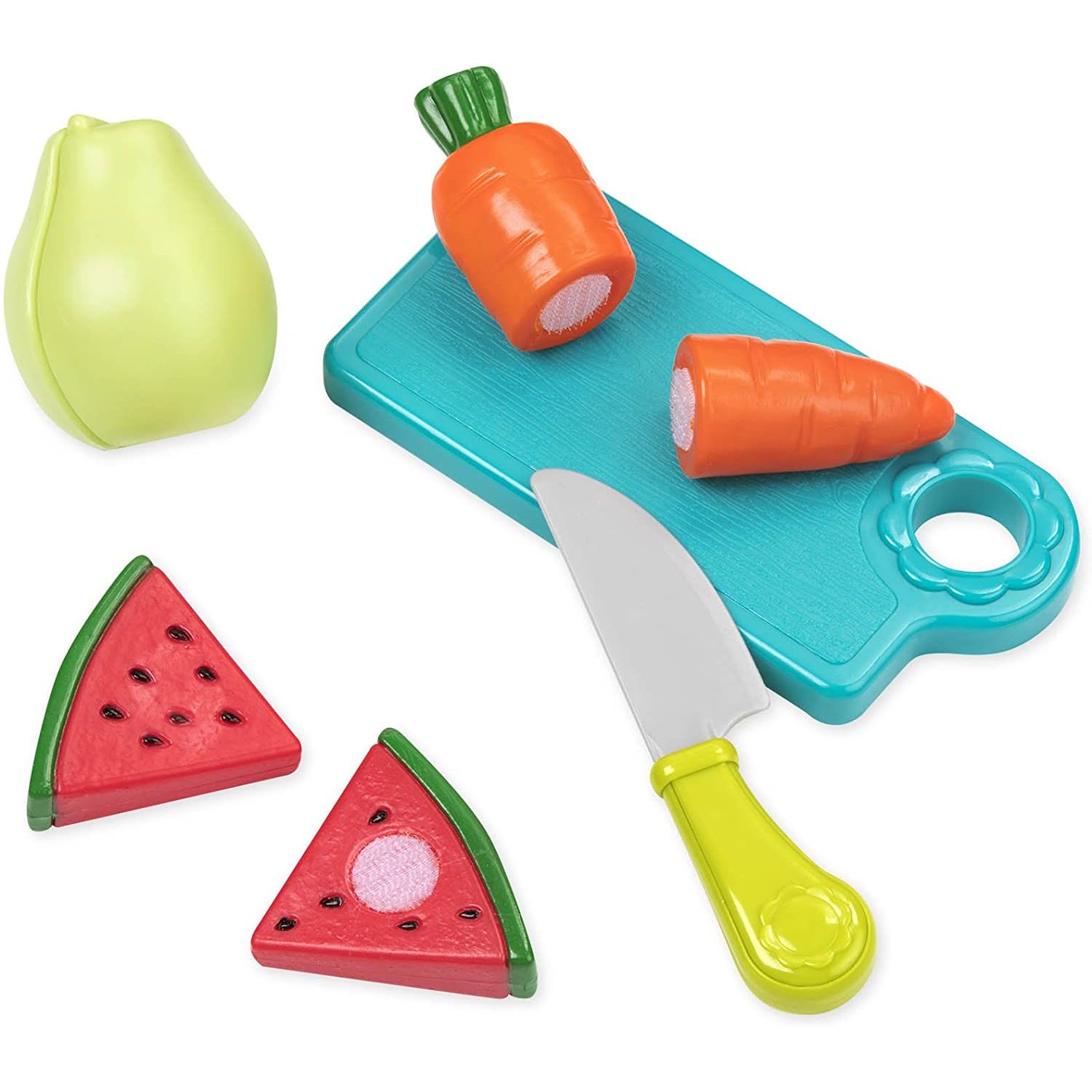 Set de joaca Battat, Fructe si Legume cu lipici, 37 elemente fotografia produsului View 2 L