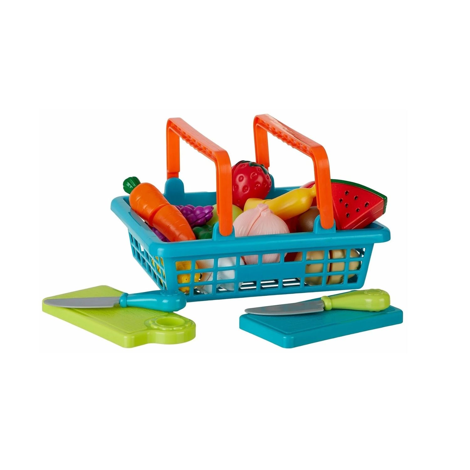 Set de joaca Battat, Fructe si Legume cu lipici, 37 elemente fotografia produsului View 4 L