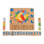 Set educational din lemn - Invatam Ceasul Lucy & Leo fotografia produsului View 2 S