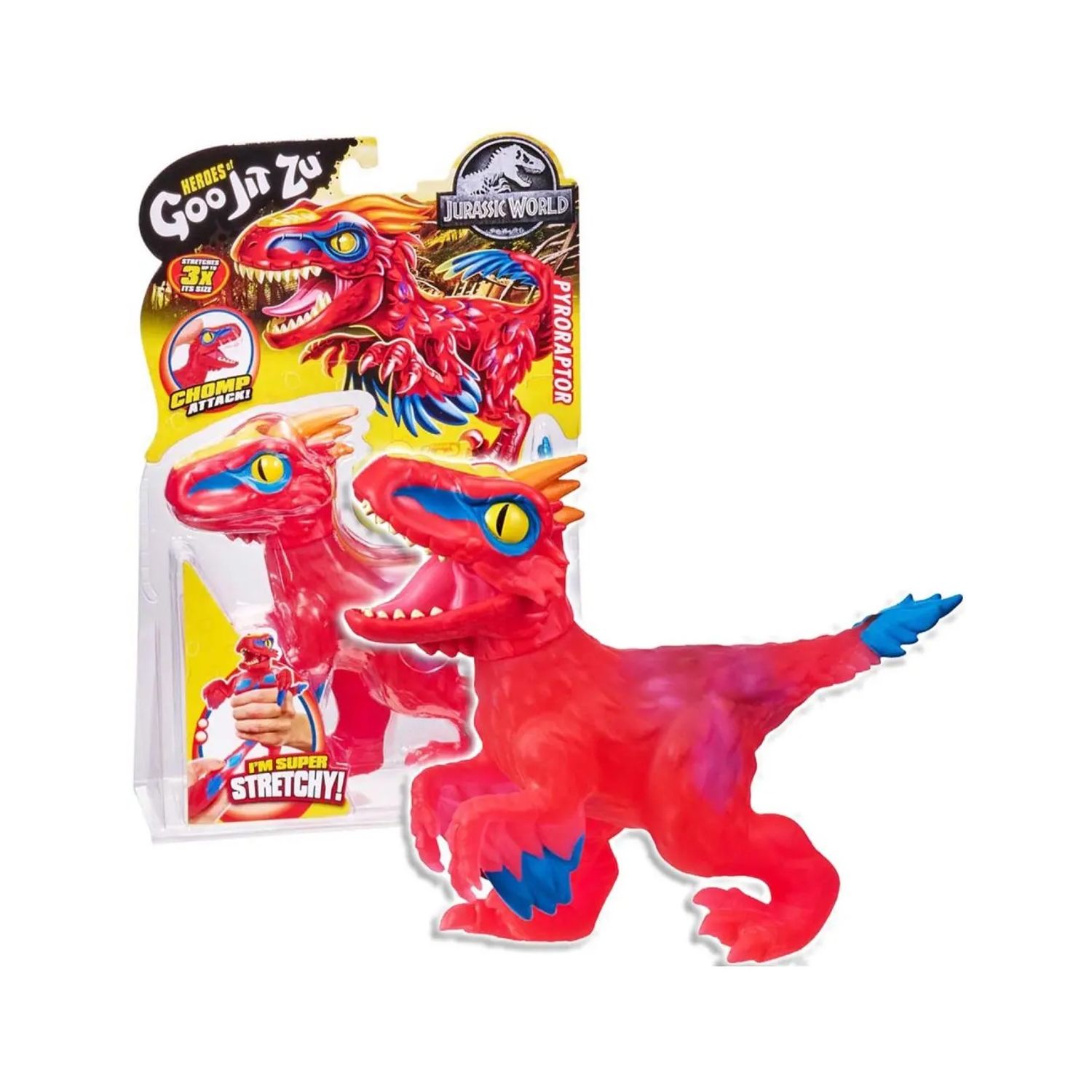 Figurina Goojitzu Jurassic World Pyro, 25 x 16 x 6 cm fotografia produsului View 3 L