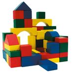 Set blocuri Big Tree din lemn 50 pcs 19,2x19,2x17cm multicolore fotografia produsului View 2 S