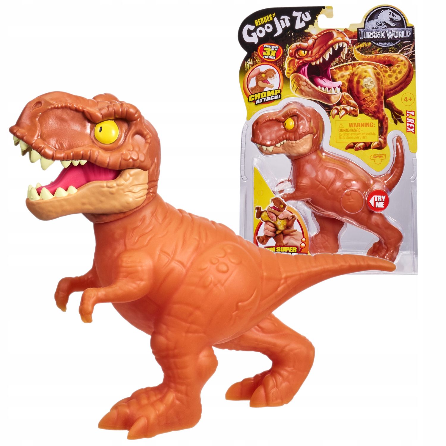 Figurina Goojitzu Jurassic World T-Rex fotografia produsului View 2 L