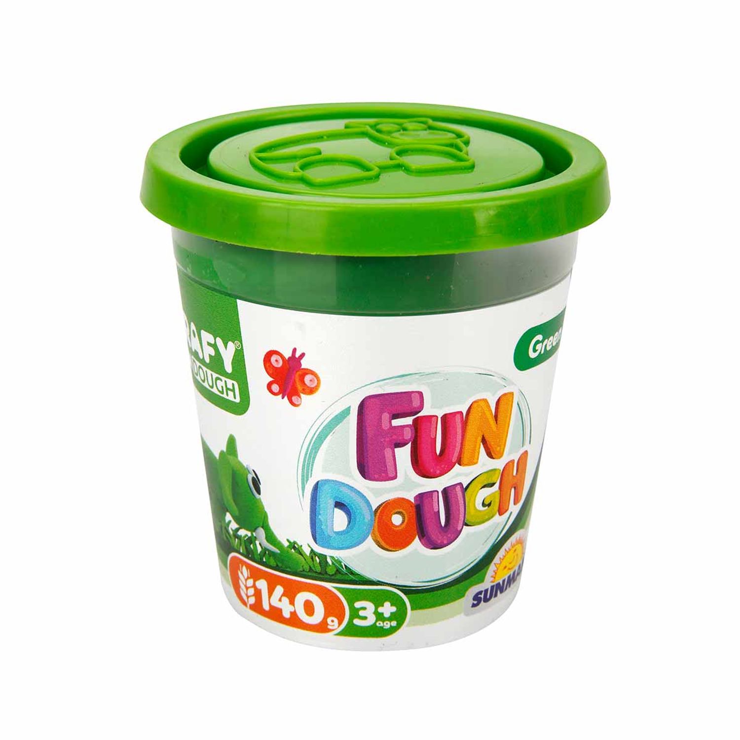 Pasta de modelat Crafy Dough culoare verde 140gr fotografia produsului