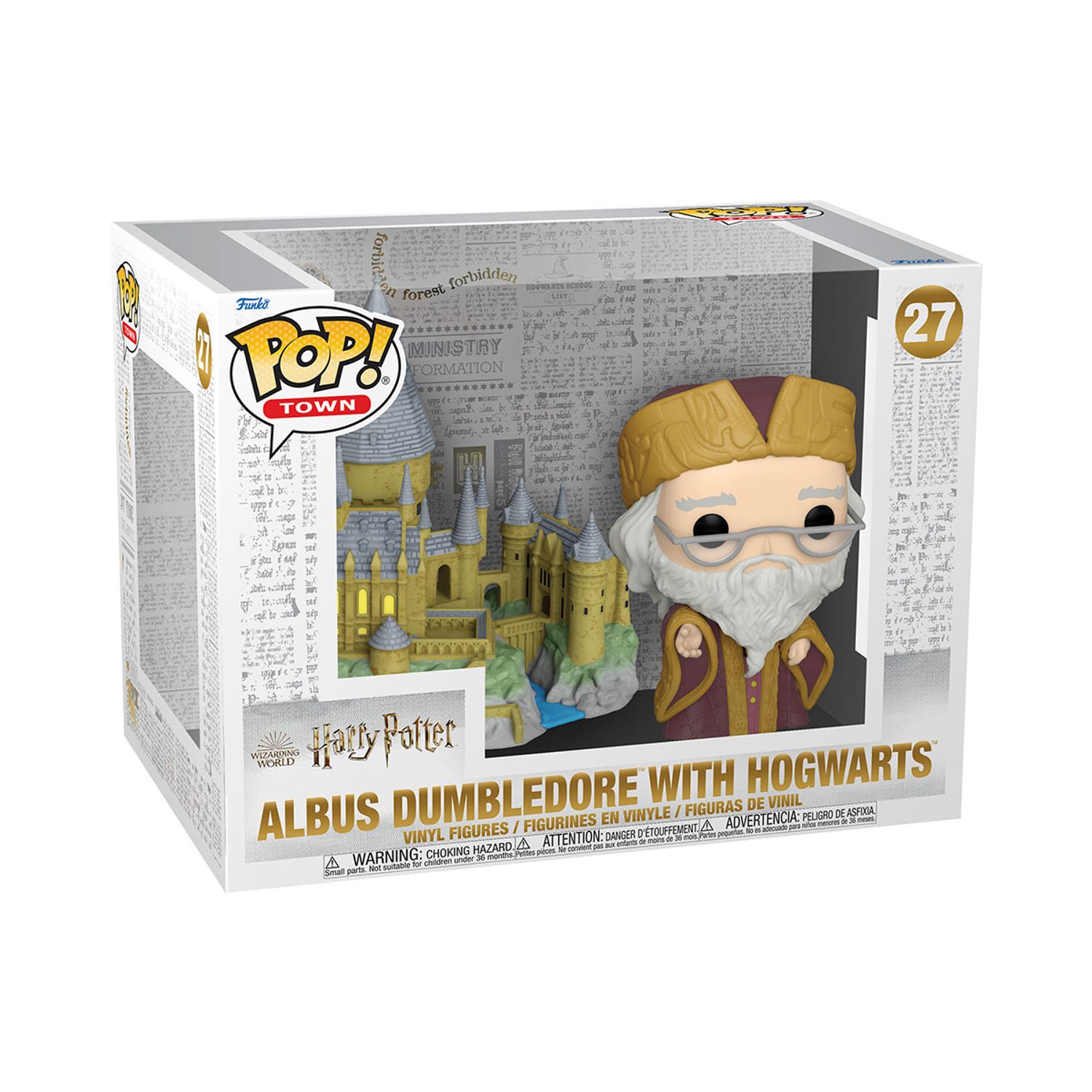 Figurina Funko POP Albus Dumbledore cu Hogwarts, 9,6 cm fotografia produsului View 2 L