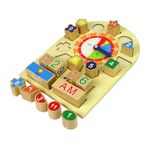 Set educativ din lemn Ceas Sorter fotografia produsului