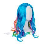 Peruca pentru fetite par lung multicolor Rainbow High fotografia produsului