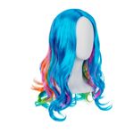 Peruca pentru fetite par lung multicolor Rainbow High fotografia produsului View 2 S