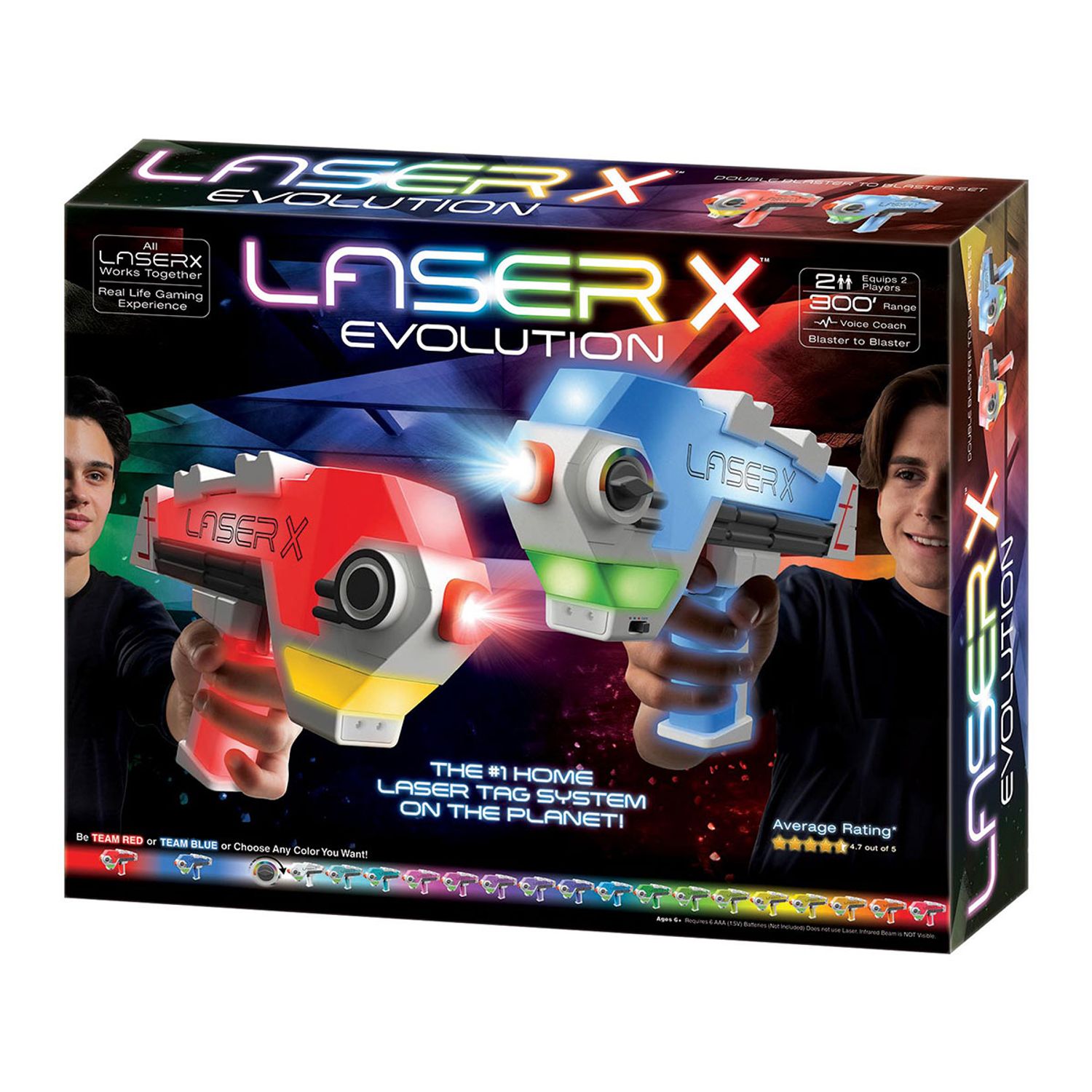 Set de joaca blastere Laser X, Evolution, pentru doi jucatori fotografia produsului View 6 L