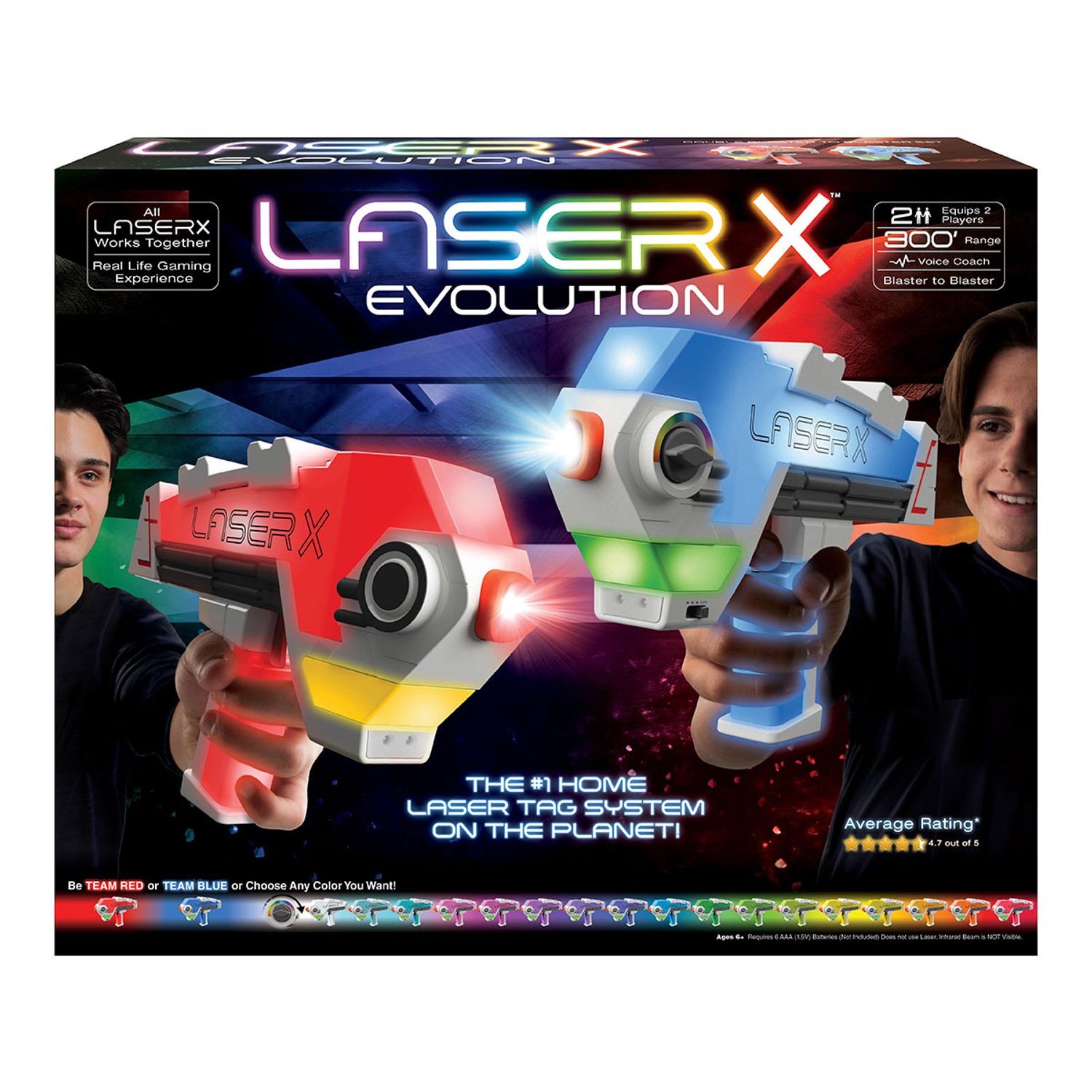 Set de joaca blastere Laser X, Evolution, pentru doi jucatori fotografia produsului View 5 L