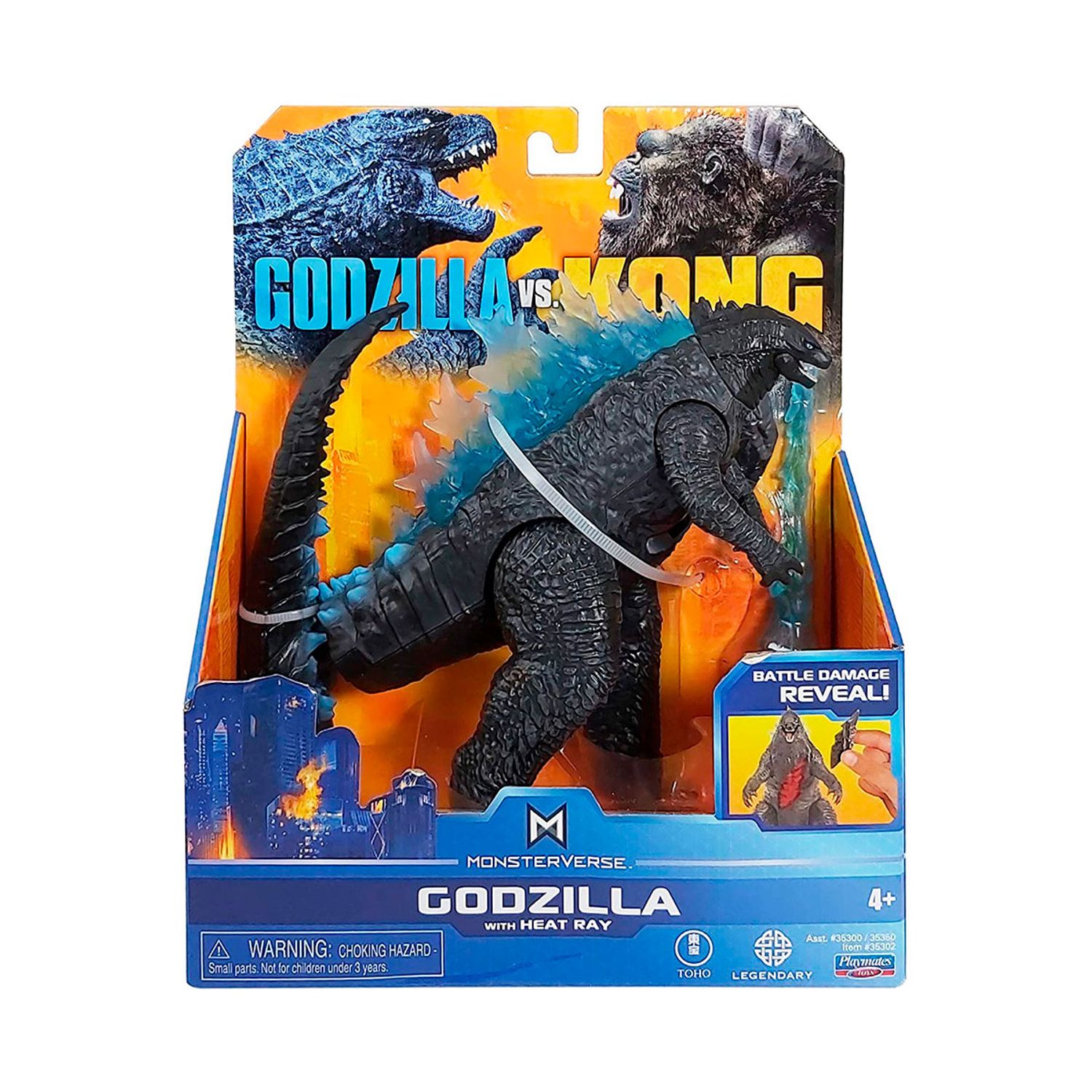 Figurina Monsterverse, Godzilla, 15 cm, cu raza de caldura fotografia produsului View 4 L