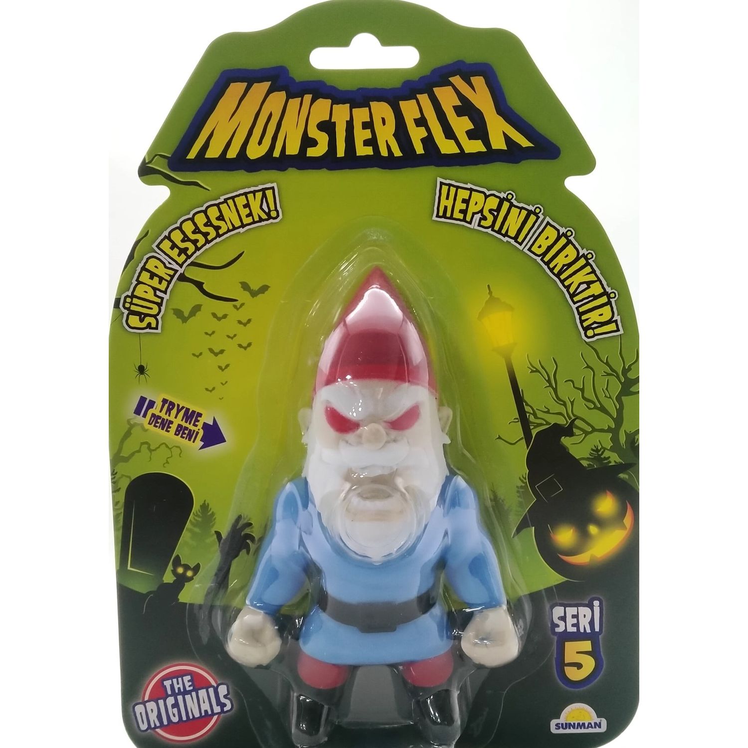 Figurina elastica Monster Flex, Evil Gnome, Seria 5 fotografia produsului