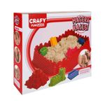 Set nisip kinetic Crafy Sand Castel 1000 g, 10 elemente fotografia produsului View 2 S