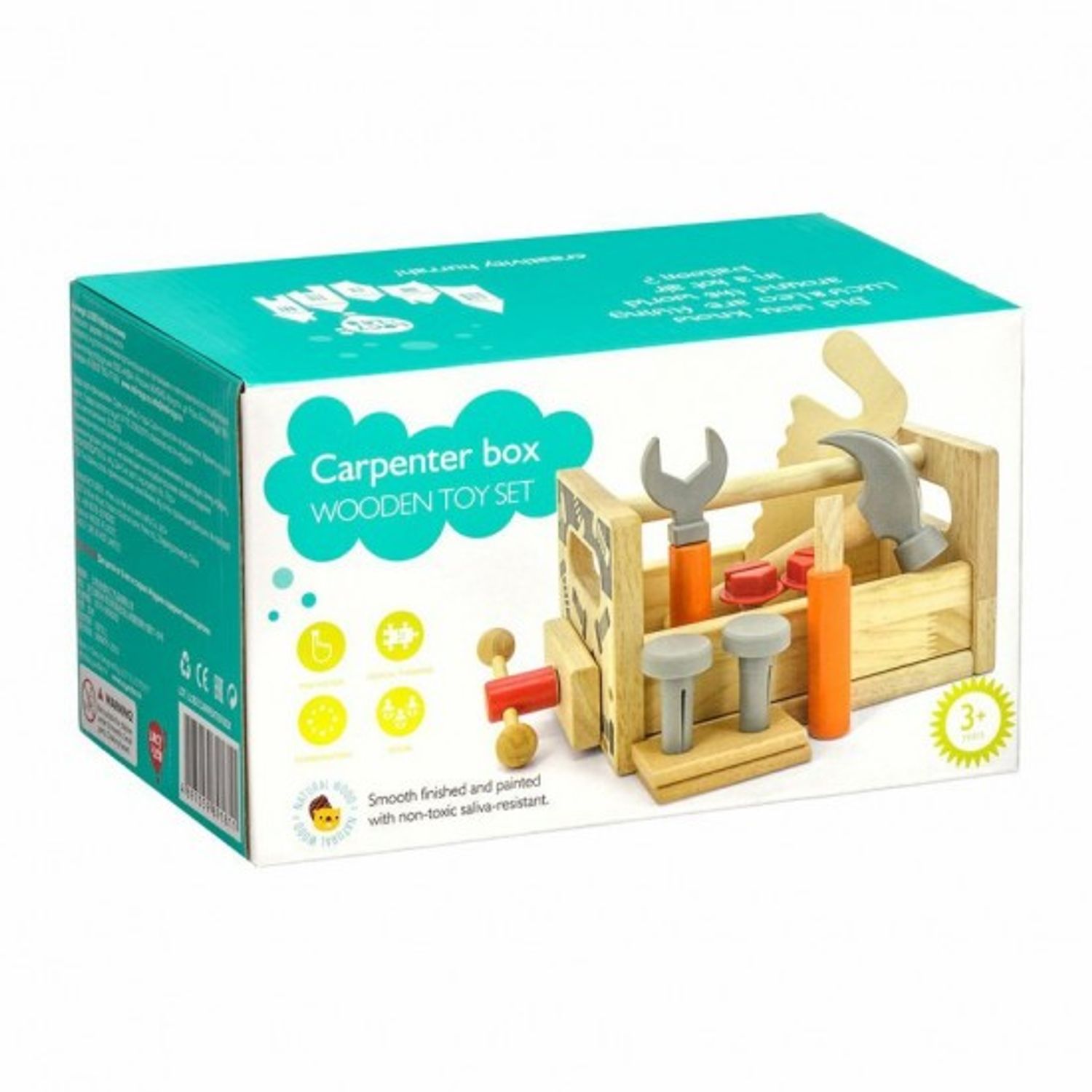 Set scule din lemn - Dulgher (15 piese) Lucy & Leo fotografia produsului