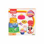 Set pasta de modelat Crafy Dough Yummy Cake 17 elemente 4 x 50 g fotografia produsului