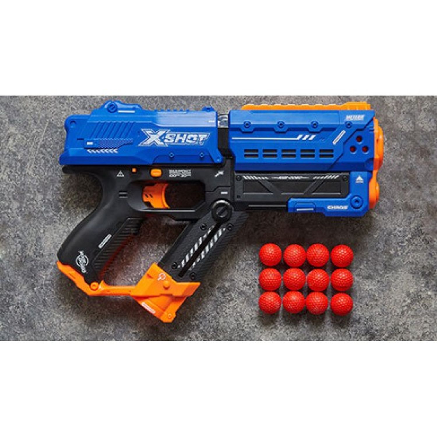 Pistol de jucarie, X-Shot Excel Chaos Meteor, 12 bile fotografia produsului View 3 L