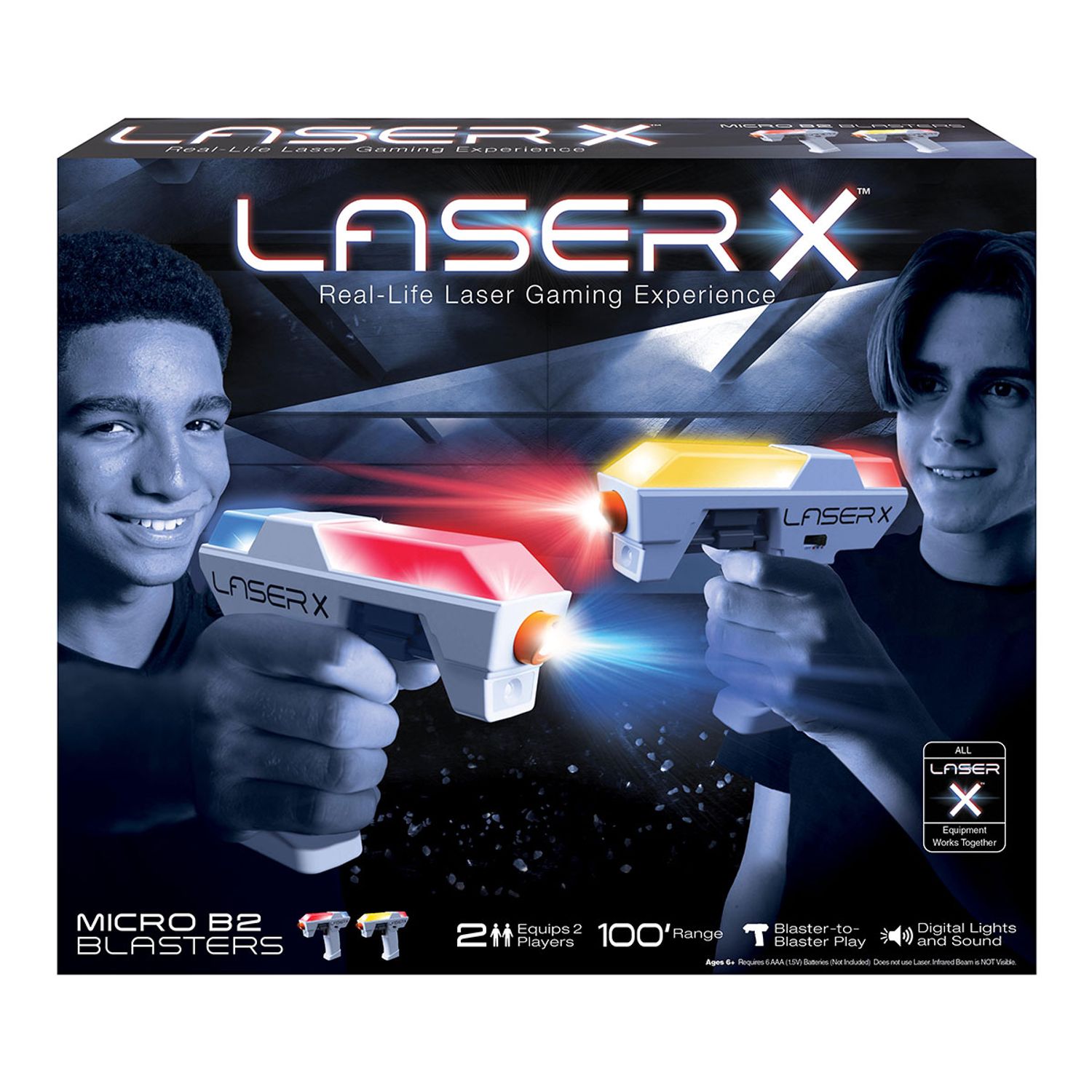 Set de joaca blastere mini Laser X Micro pentru doi jucatori fotografia produsului View 5 L