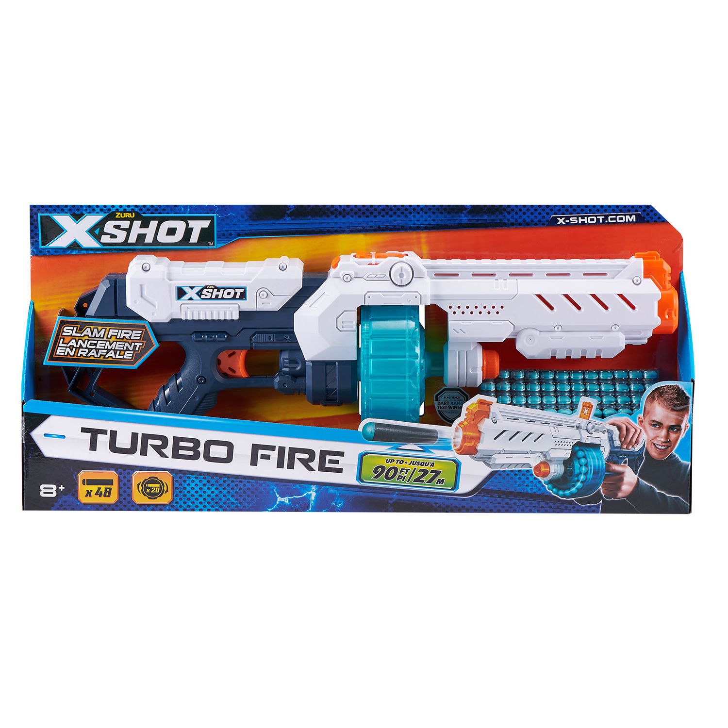 Blaster mitraliera X-Shot Turbo Fire fotografia produsului