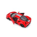 Macheta auto Bburago Ferarri 488 Pista, 1:24, rosu fotografia produsului View 5 S