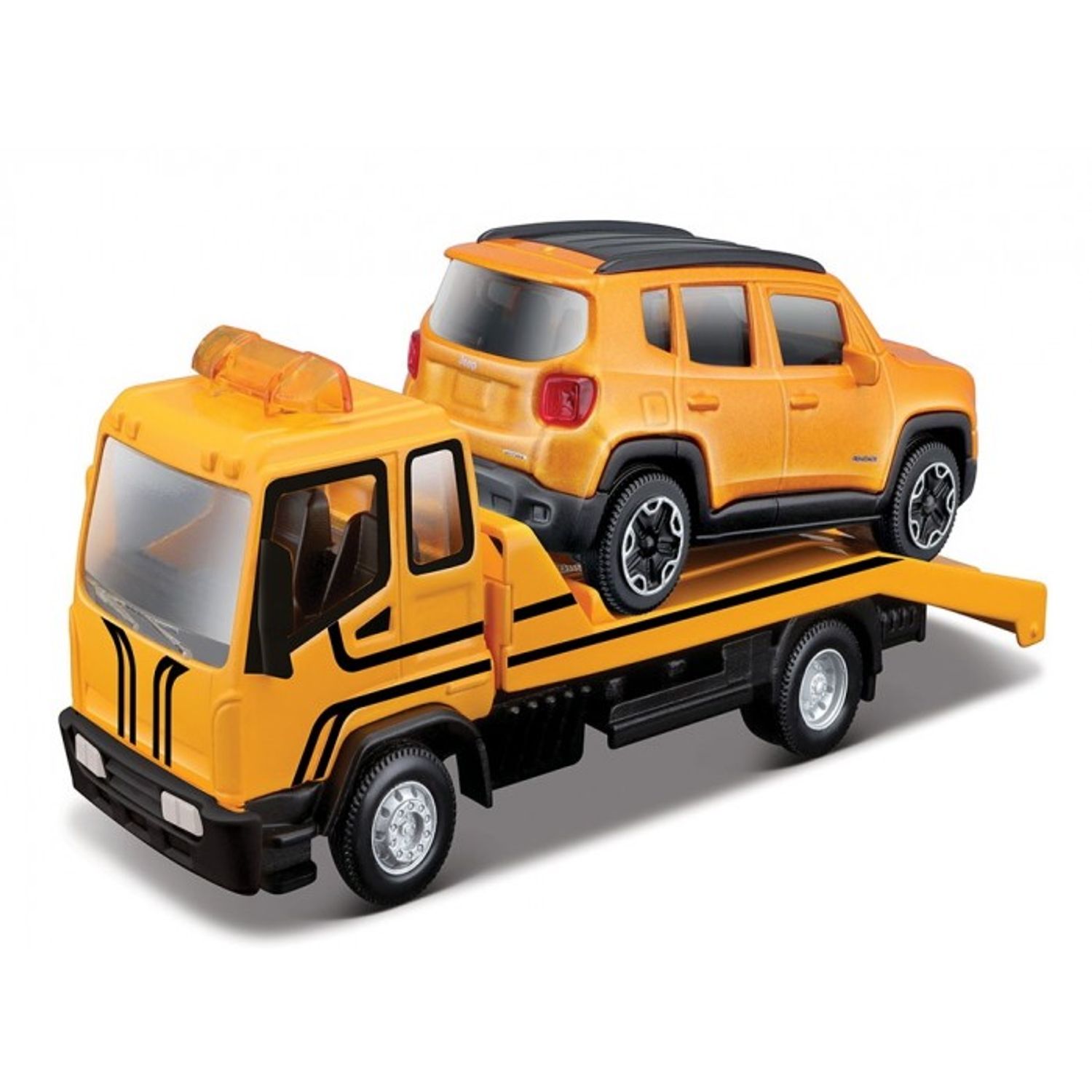 Macheta auto evacuator cu automobil Jeep Renegade, scara 1:43, 2 piese fotografia produsului