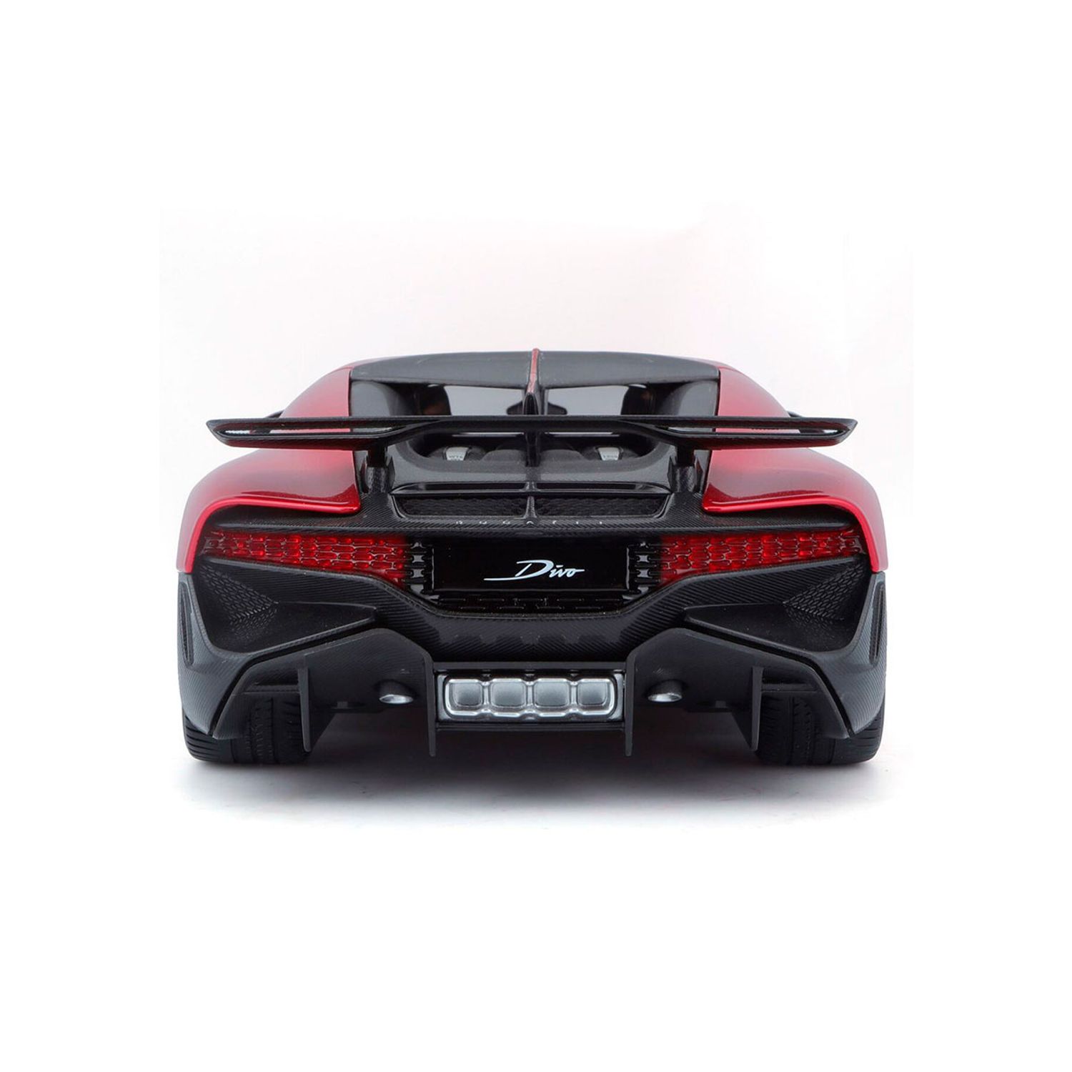 Macheta auto Bburago, Bugatti Divo, scara 1:18, rosu metalic fotografia produsului View 6 L