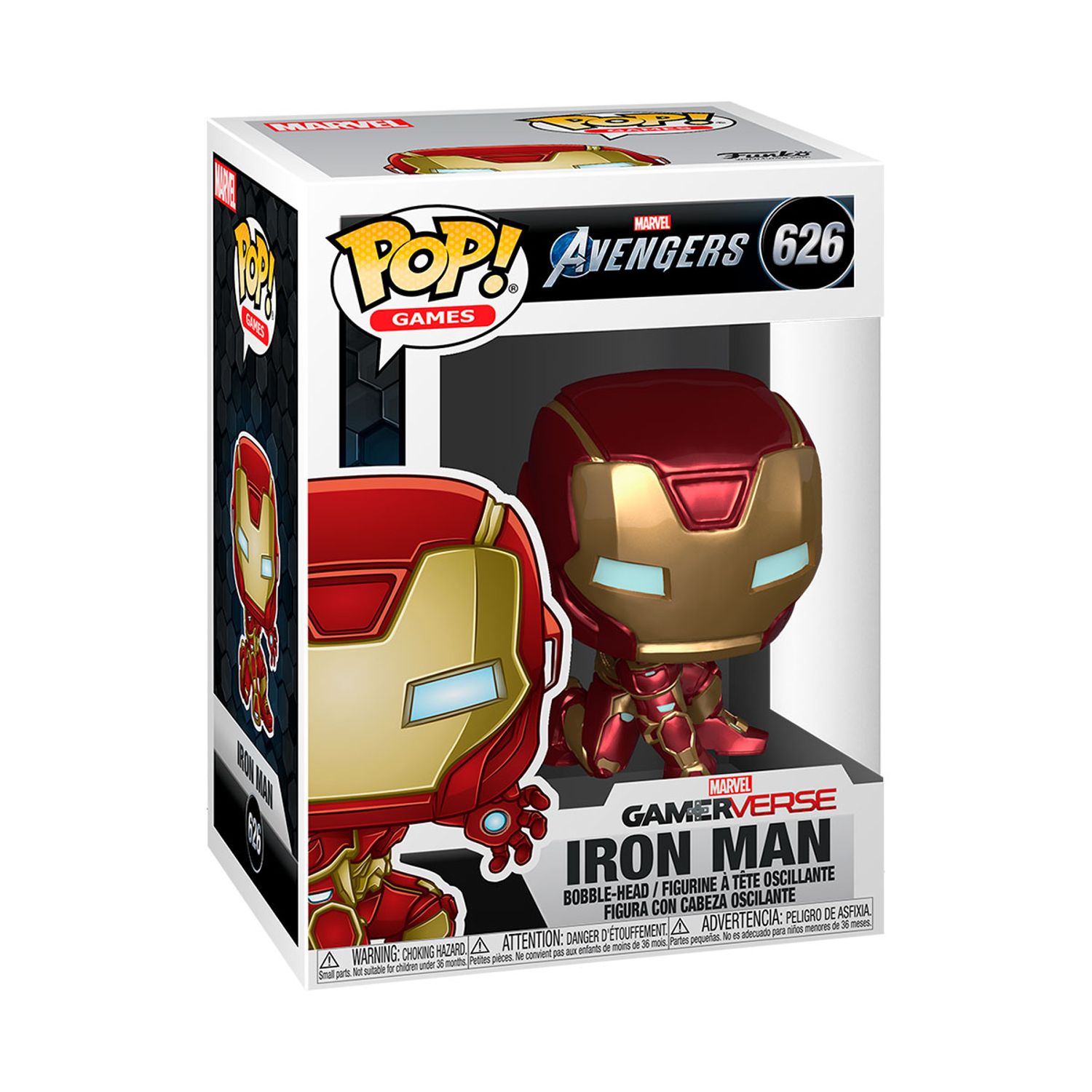 Figurina Funko Pop Iron Man seria Avenger, 9,6 cm fotografia produsului View 3 L