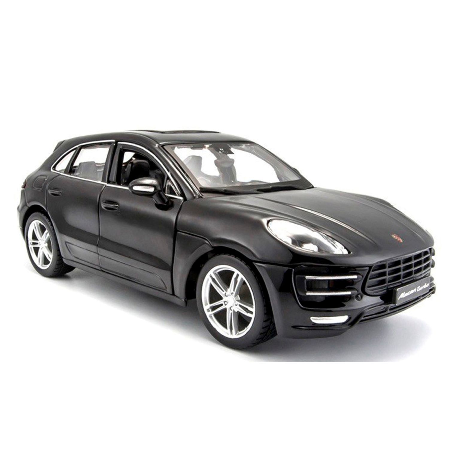 Macheta auto Bburago Porsche Macan negru, 1:24 fotografia produsului